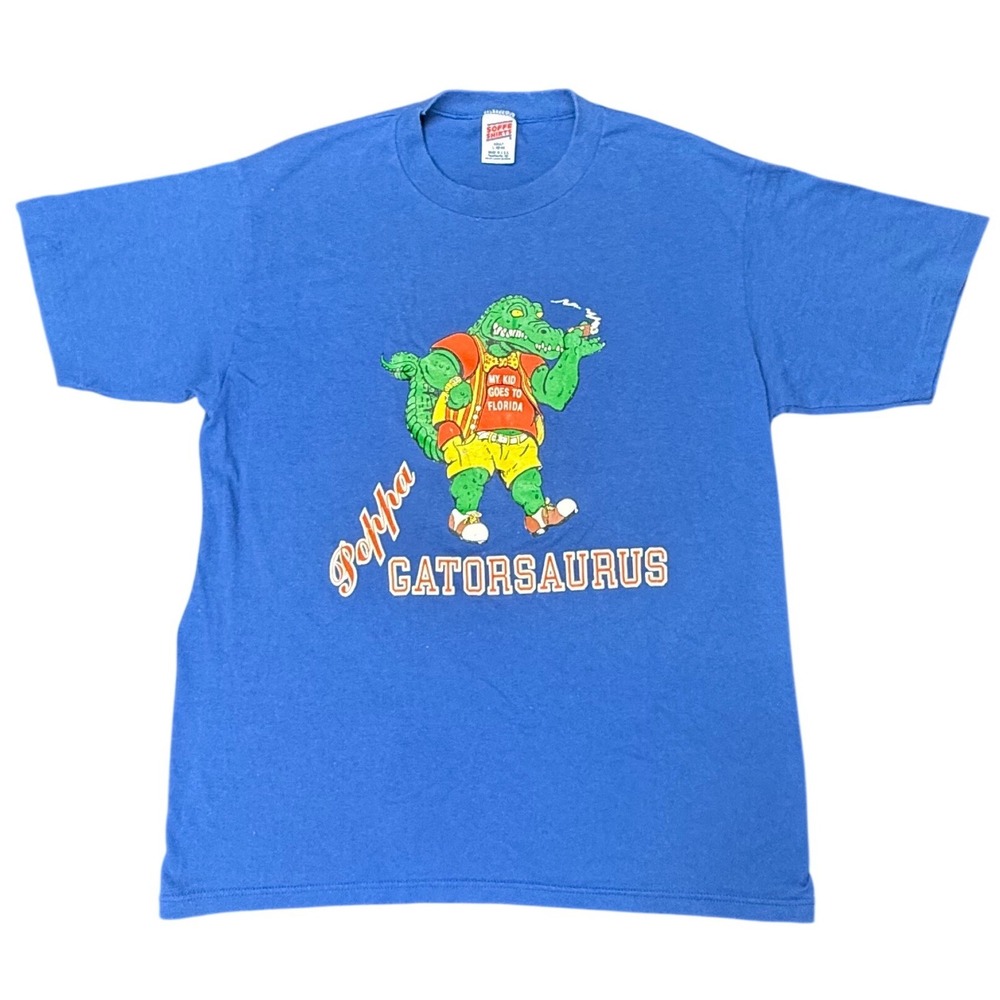 Vintageโ Florida Gatorsaurus T Shirt Adult Large Made USA Soffe 80s 90s